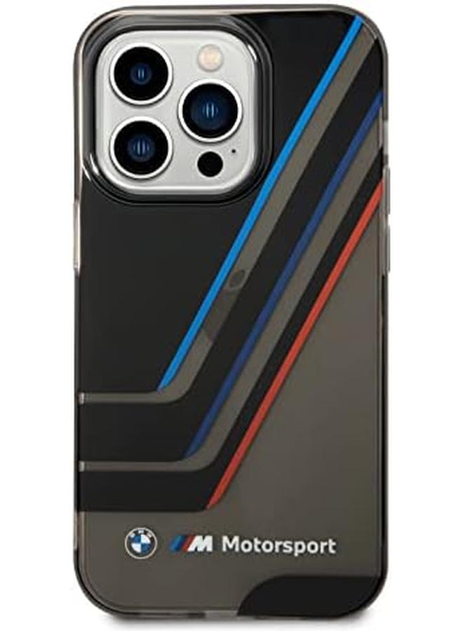 إيروريكس جراب BMW لهاتف Iphone 15 Pro، جراب Motorsport Iml مع شريط شفاف، مقاوم للخدش والصدمات والسقوط، غطاء خلفي رفيع للغاية لهاتف Iphone 15 Pro مقاس 6.1 بوصة، أسود - Image 3