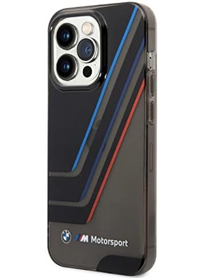 إيروريكس جراب BMW لهاتف Iphone 15 Pro، جراب Motorsport Iml مع شريط شفاف، مقاوم للخدش والصدمات والسقوط، غطاء خلفي رفيع للغاية لهاتف Iphone 15 Pro مقاس 6.1 بوصة، أسود - Image 2