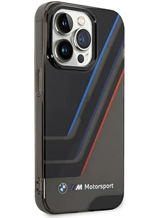 إيروريكس جراب BMW لهاتف Iphone 15 Pro، جراب Motorsport Iml مع شريط شفاف، مقاوم للخدش والصدمات والسقوط، غطاء خلفي رفيع للغاية لهاتف Iphone 15 Pro مقاس 6.1 بوصة، أسود - Image 4