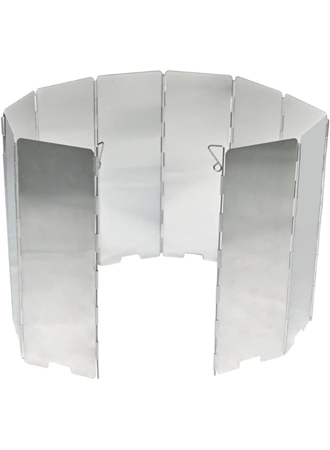 جو تو كامبس درع رياح صغير لموقد التخييم GO2CAMPS – 30 سم | واقي حراري من الألمنيوم المتين - Image 1