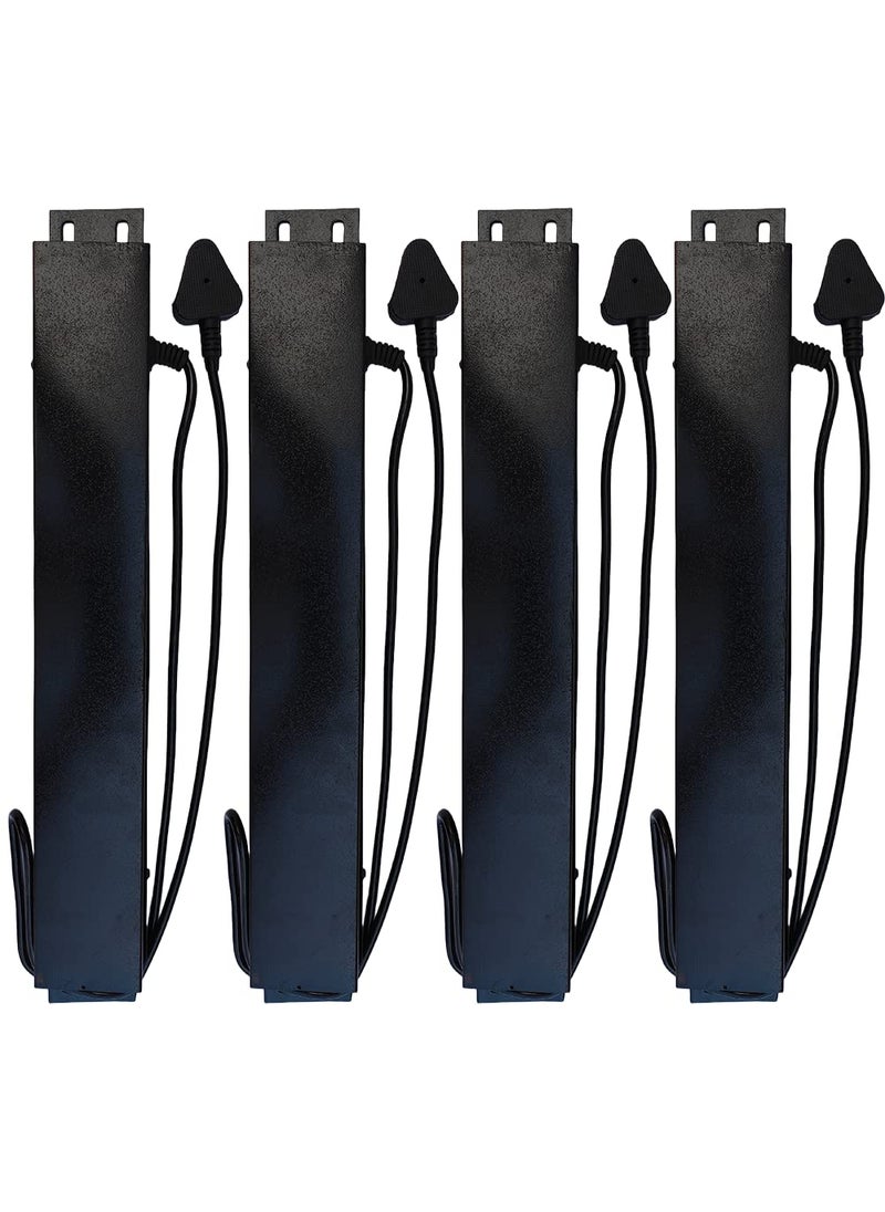 Generic KN Group India - Spike Guard, Extension Cord, Commercial and Household Purpose, Fuse Protector 6 Socket in 1 Switch Extension Board Desk with Power Cord -1.25 mtr - Black (Pack of 4)  - Image 3