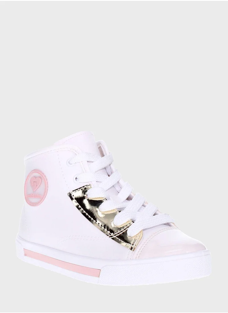 موليكينها Kids High Top Lace Up  Sneakers