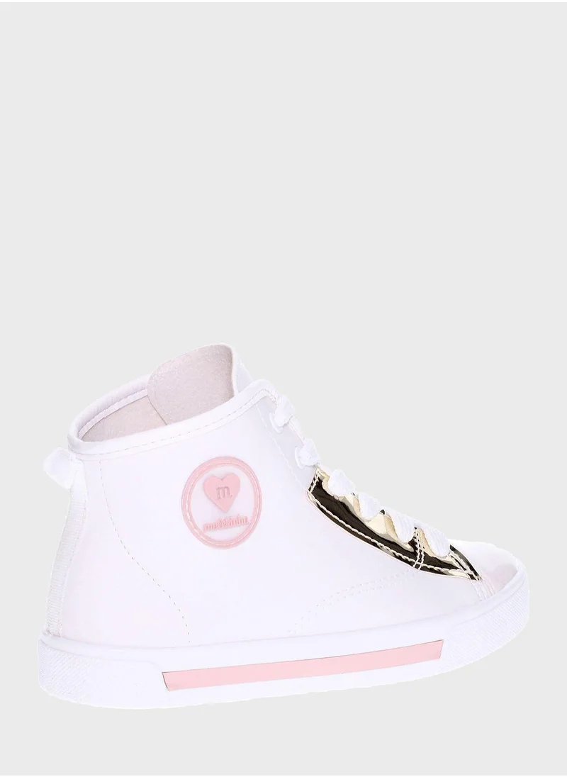 موليكينها Kids High Top Lace Up  Sneakers