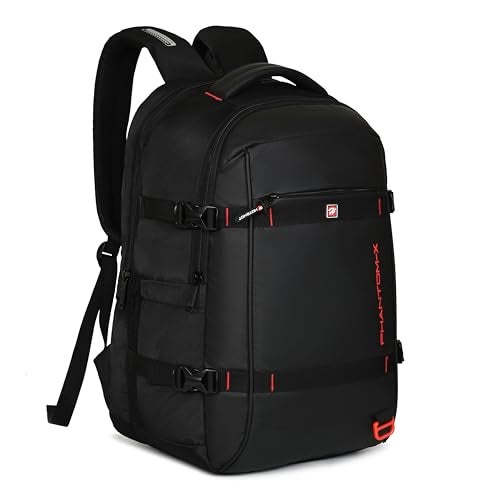 HOT SHOT PHANTOM-X,Detachable Key Ring,Trolley sleeve,Suspension straps,laptop backpack for men,bag for men,office&college,32L for men & women - Image 3