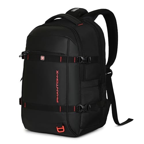 HOT SHOT PHANTOM-X,Detachable Key Ring,Trolley sleeve,Suspension straps,laptop backpack for men,bag for men,office&college,32L for men & women - Image 5