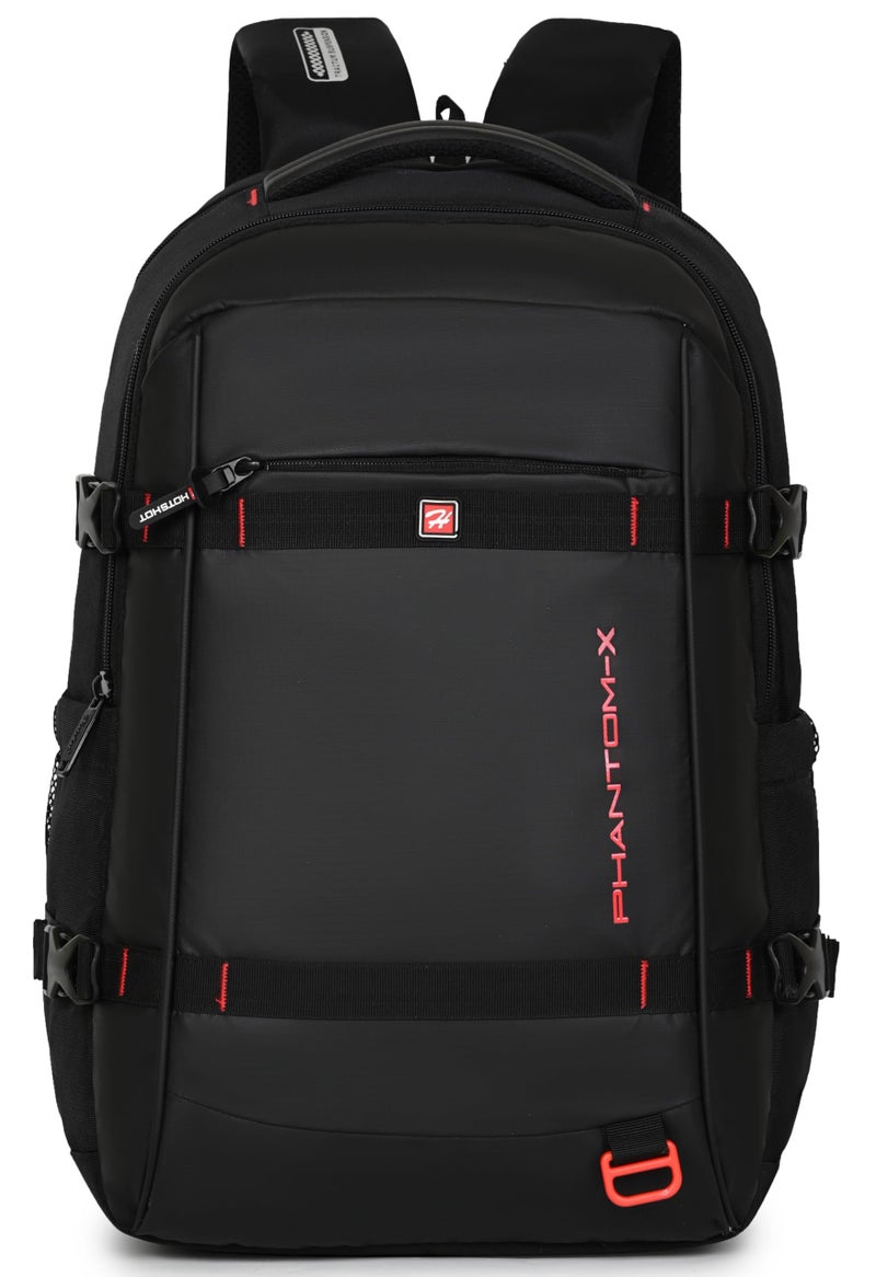HOT SHOT PHANTOM-X,Detachable Key Ring,Trolley sleeve,Suspension straps,laptop backpack for men,bag for men,office&college,32L for men & women - Image 1