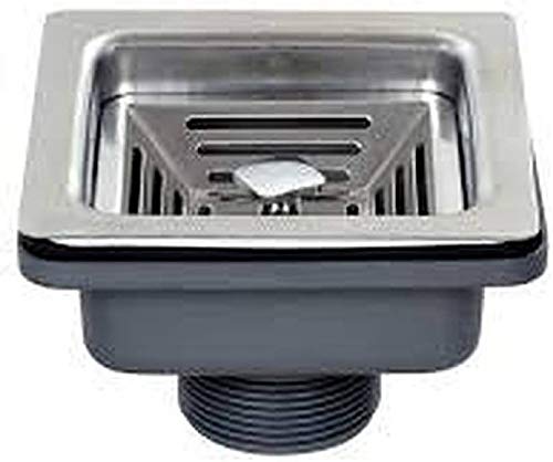 DOLANTO 22 x 18 x 10 Handmade Matt Finish 304 Grade Stainless Steel Single Bowl Kitchen Sink - Image 3