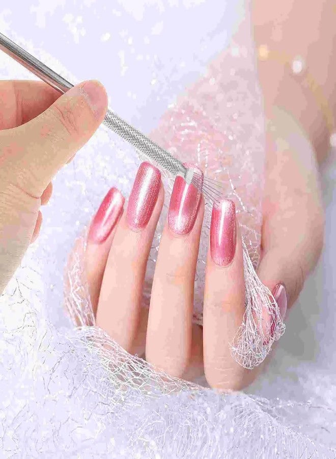 DANNEASY 4pcs 7-Pin Nail Liner, Stripe Lines Nail Art Pens Flexible Pins Ultra-thin Line Nail Brush, Spider Gel Manicure Tools Nail Art Line Painting Brushes Wire Drawing Pen - Image 5