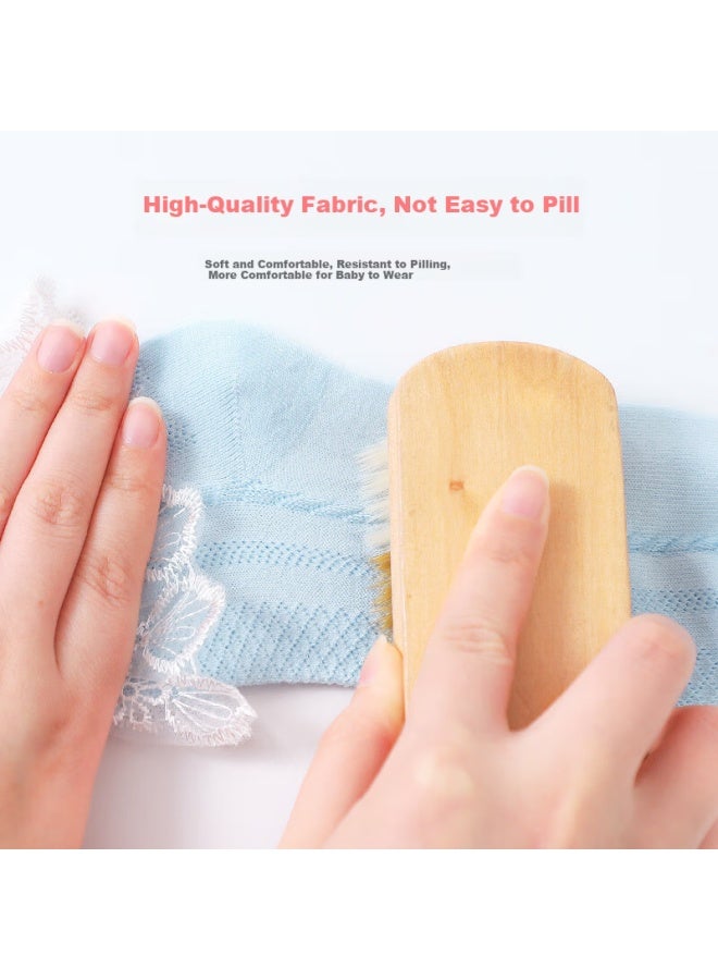 LANG SHA Langsha Children's Socks Girls Summer Thin Lace Edge Dance Socks Cute Versatile Princess Socks White 5 Pairs Foot Length 20-22cm Age 7-9 Size 30-35 - Image 5