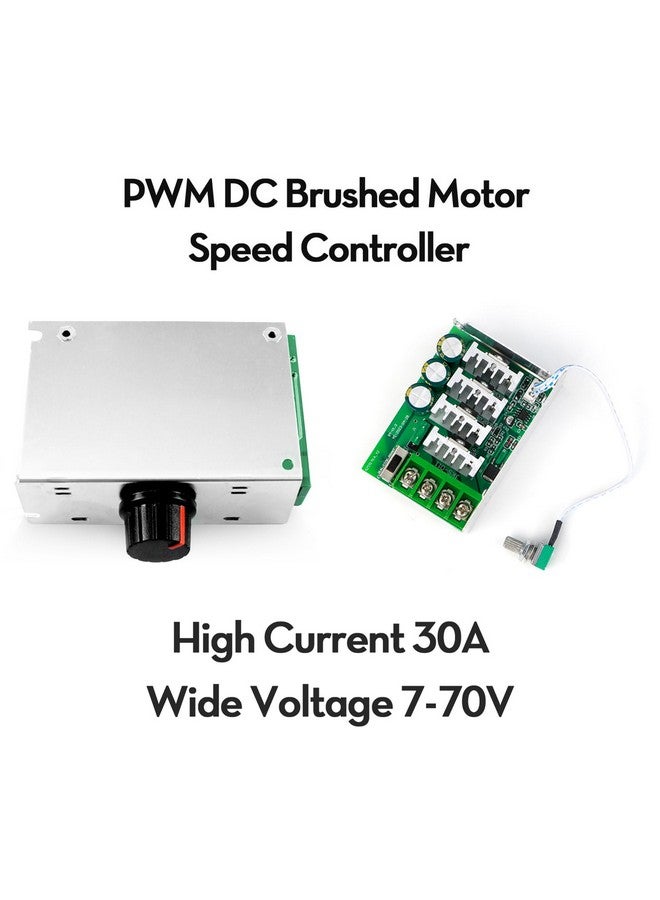 RioRand 7-70V PWM DC Motor Speed Controller Switch 30A - Image 4