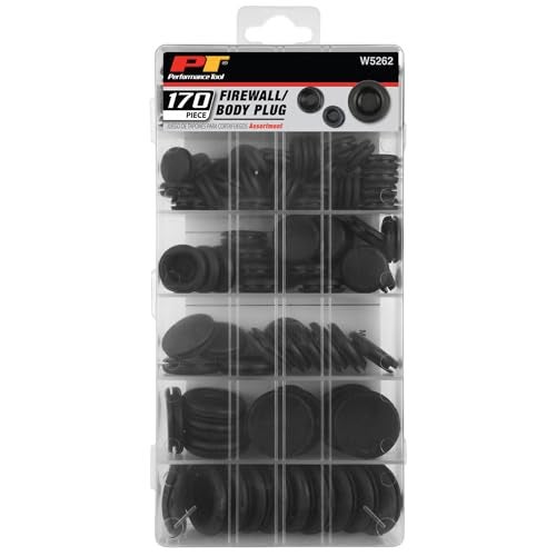 Performance Tool W5262 170pc Rubber Grommet Assortment Kit in Divided Organizer Case for Firewall and Body Use - Image 3