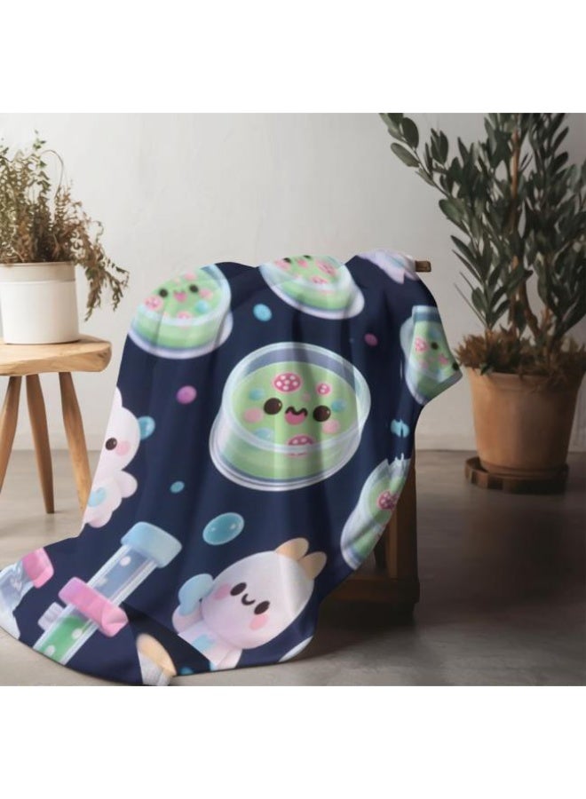 عام بطانية رقيقة من الفانيلا الكرتونية للأطفال والرضع (دافئة ومريحة، ومناسبة للنوم والألعاب) 70 سم * 100 سم - Image 4