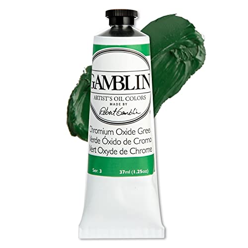 Gamblin Artist Oil 37Ml Chromium Oxide Green - Image 5