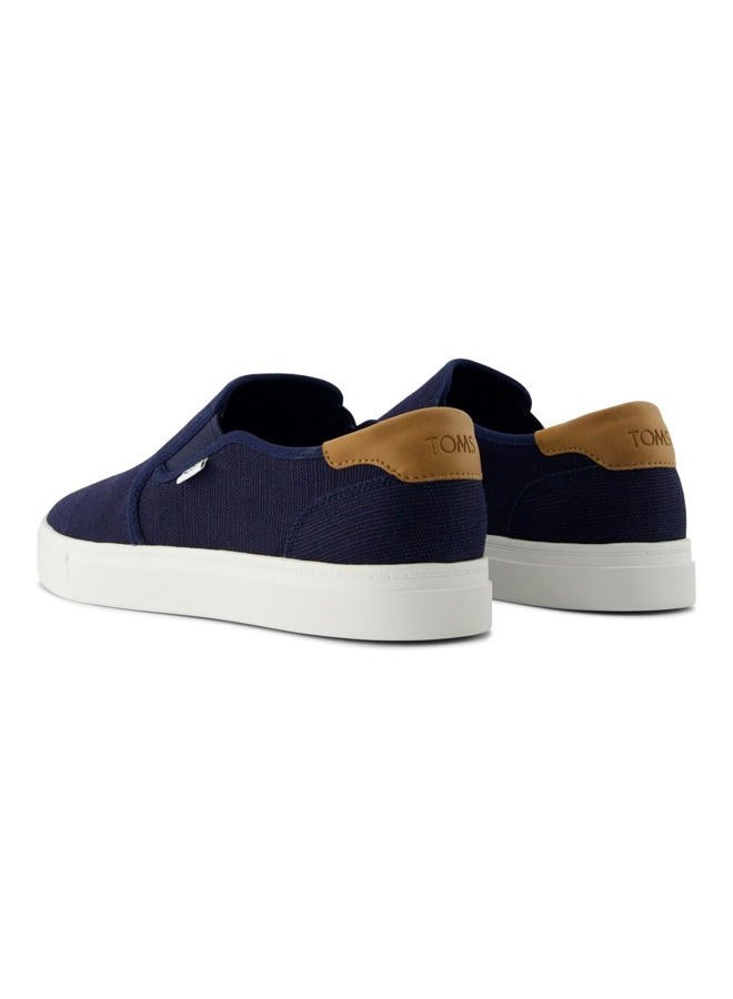 TOMS MENS 10022031 BAJA 2.0 Canvas Slip-On Shoes, NAVY BLUE, 43.5 EU - Image 2
