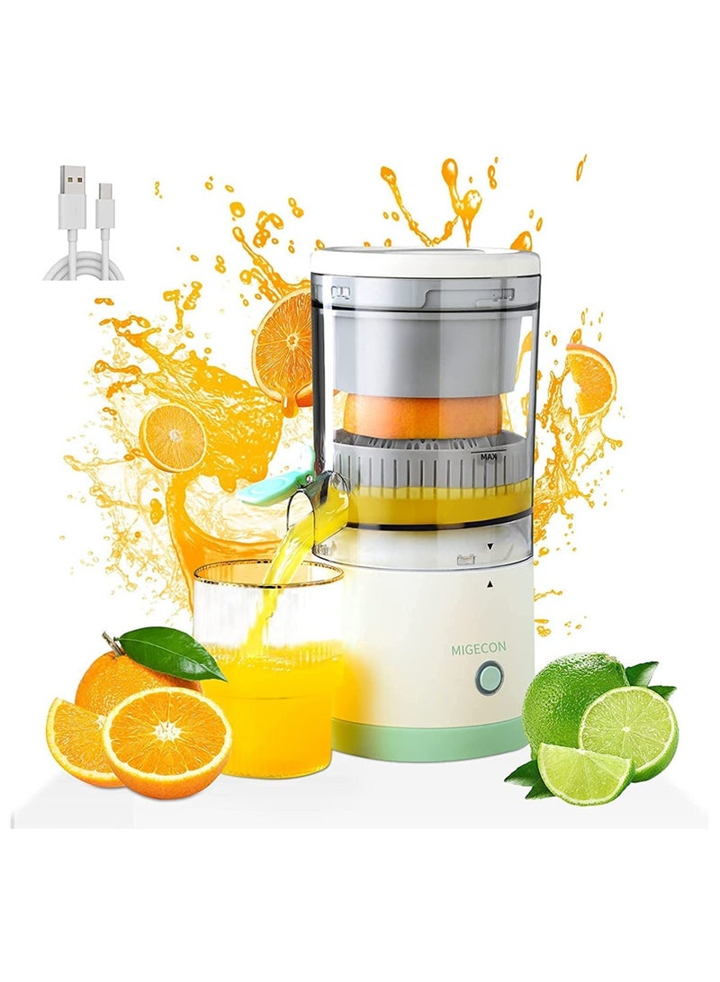 ELTRAZONE Electric Citrus Juicer,Orange Juice Squeezer with Powerful Motor and USB Charging Cable,Juicer Extractor,Lime Juicer - Image 1