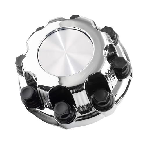 Rheedal 1Pc 207MM/8.15IN Center Cap for Chevy GMC Chevrolet Rim Wheel Replacement 15039488 15039489 9597169 9597170 Hub Cap, Chrome 8 Lug Wheel Cover. - Image 1