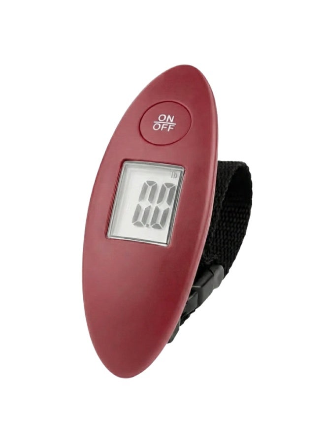  حىجيقس Digital Luggage Scale - Portable Travel Suitcase Weight Scale, Compact & Lightweight, Oval Shape, Easy to Use for Accurate Measurements, 40 KG/88.18 Lbs Capacity - Image 1