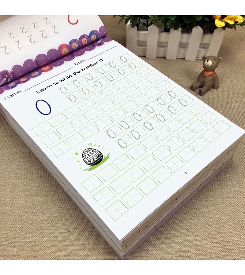 Mathematics Practice Book For Preschoolers 64 Pages Addition And Subtraction Handwriting Improvement Workbook 0 328 Feet - Image 2
