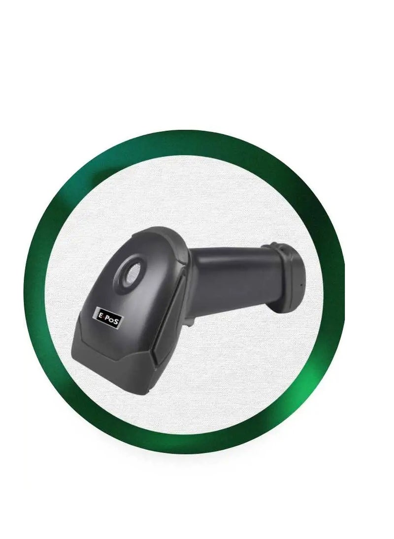 EPOS Portable USB Port Laser Barcode Bar Code Scanner Reader for Warehouse POS EPOS 2D Barcode Scanner, 1D QR Handheld USB Bar Codes Reader CCD  Data Matrix Bar Code Image Automatic Scanning Work with Windows XP/7/8/10 MacOS Linux for Shop Supermarket Library - Image 4