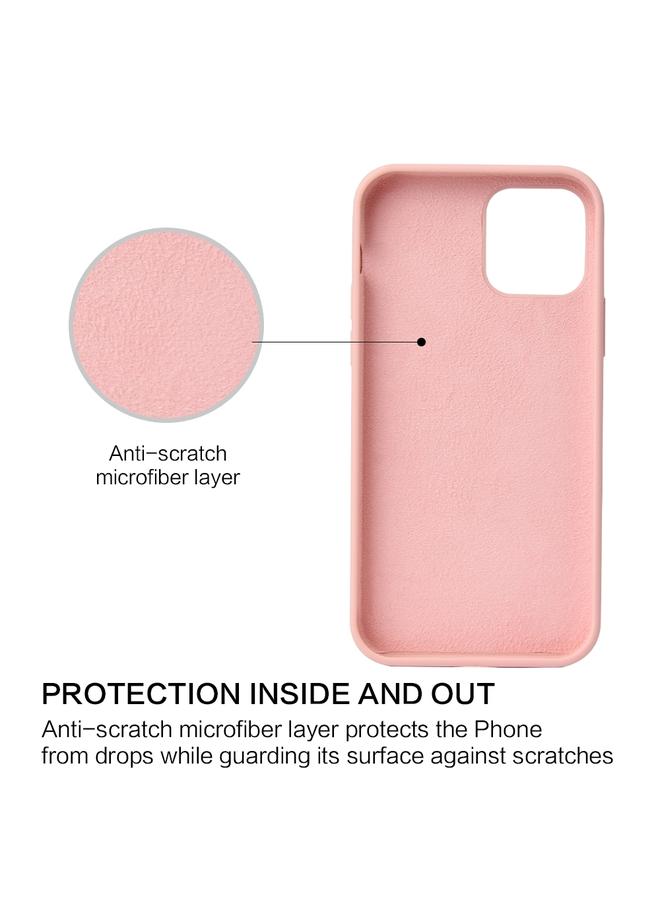 زبون جراب لهاتف iPhone 13 mini، جراب واقٍ من السيليكون السائل المقاوم للصدمات بلون سادة - Image 4