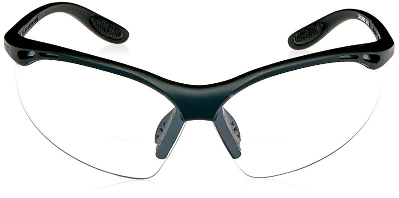 Crossfire نظارات أمان ثنائية البؤرة كروس فاير 12415 تالون 1.5 ديوبتر عدسة شفافة - إطار أسود غير لامع - Image 2