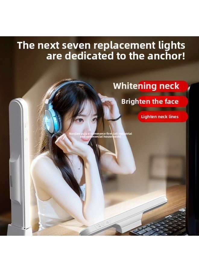 Live Chin Lights Special Live Room For Anchor Neck Tattoo Beauty Face Lightening Neck Whitening Face Brightening-Specifications:[anchor Sitting Basic Set] Magnetic Beauty Chin Light
