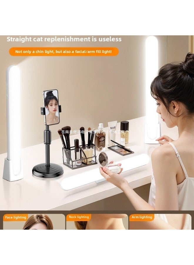 Live Chin Lights Special Live Room For Anchor Neck Tattoo Beauty Face Lightening Neck Whitening Face Brightening-Specifications:[anchor Sitting Basic Set] Magnetic Beauty Chin Light