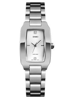 SKMEI Elegant Design Women's Stainless Steel Watch 1400 Silver  - Image 1