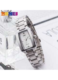 SKMEI Elegant Design Women's Stainless Steel Watch 1400 Silver  - Image 4