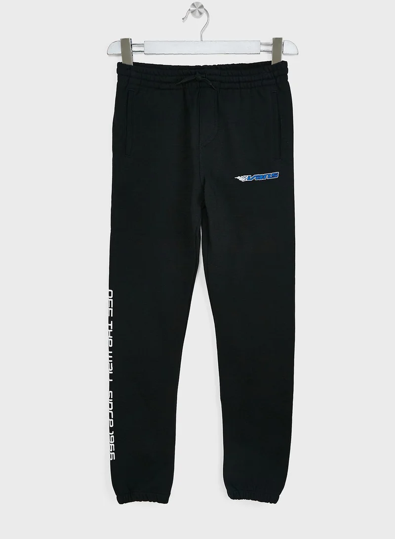 VANS Youth Reflective Checkerboard Flame Sweatpants