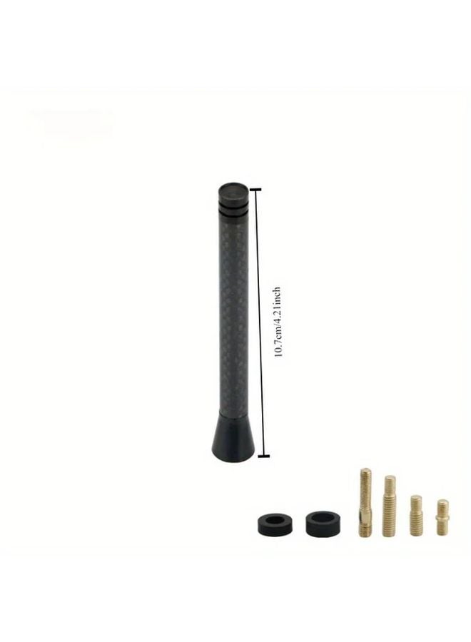 هوائي سيارة ميني كوبر سارية من ألياف الكربون بطول 10.7 سم مع علم الاتحاد البريطاني - Image 1