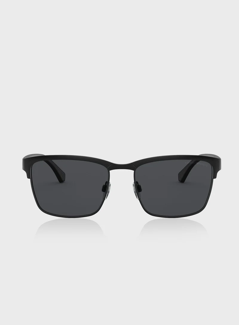 EMPORIO ARMANI 0Ea2087 Pillow Sunglasses