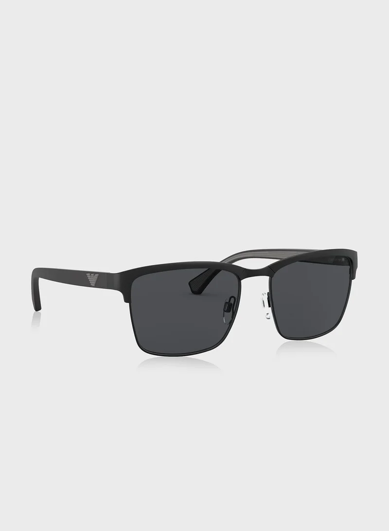 EMPORIO ARMANI 0Ea2087 Pillow Sunglasses
