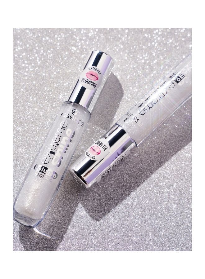 Essence Extreme Shine Volume Lip Gloss | 101 Milky Way | Transparent Glossy Finish | Plumping Effect | Non Sticky Texture | Vegan | Oil Free | Alcohol Free | Radiant Wet Look | 5 ml Milky Way - Image 4