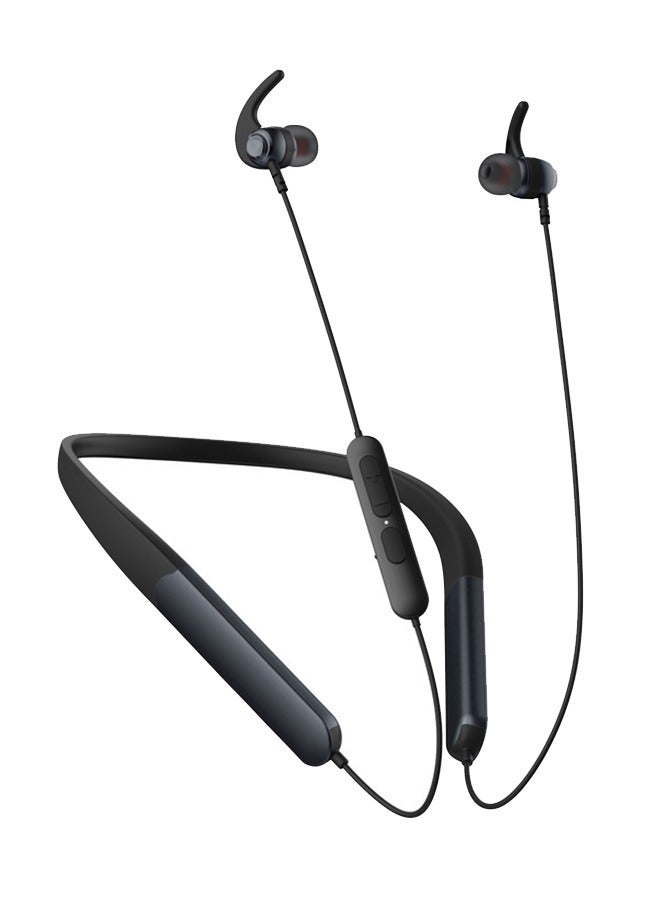 iOsuite iFree Pro 2 Neckband Bluetooth Earphones with 195H Playtime, Bluetooth 5.4, Dual 10mm Drivers, Clear Calls, IPX4 Water Resistant, Fast Charging, Lightweight Design – Black (BT055PRO) - Image 5