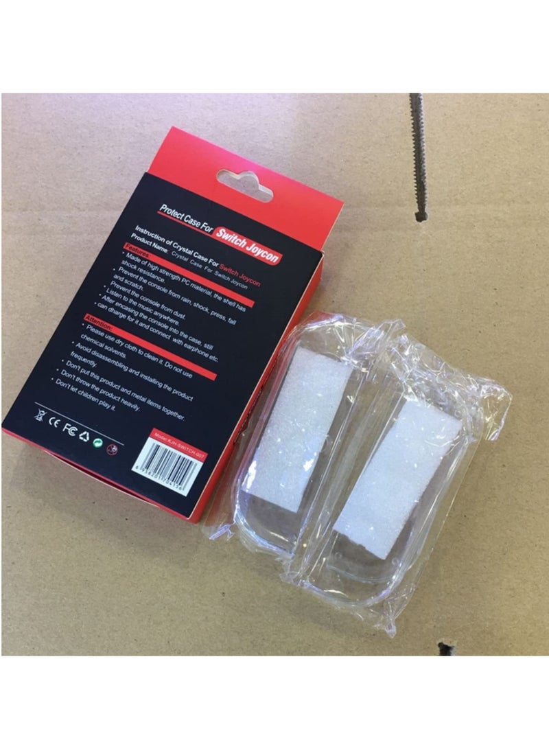 غطاء واقي شفاف بلوري صلب لجهاز نينتندو سويتش NS ويدات جوي-كون، مقاوم للصدمات والخدوش - Image 5