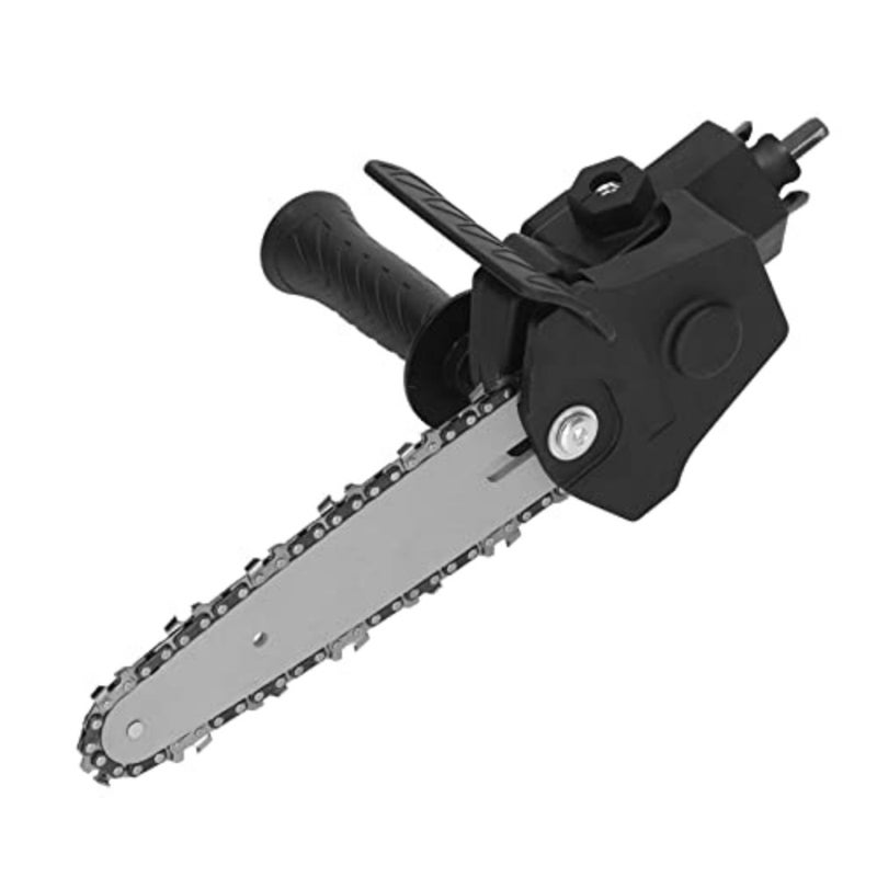 Saw Conversion Head Adapter, Electric Drill to Saw Modified Tool Attachment with Ergonomic Handle, Woodworking Electric Drill Tool Accessory for DIY Wood and Metal Cutting For 6in Electric Drill - Image 1