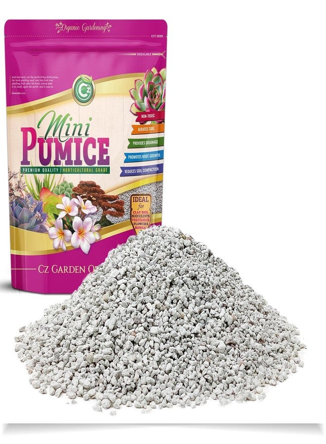 Cz Garden Supply وسط زراعة من حجر الخفاف - صنع في الولايات المتحدة الأمريكية لأشجار البونساي والنباتات العصارية والصبار والأوركيد - مُحسِّن تربة زراعي مُضاف للنباتات الداخلية والخارجية وحدائق الزهور. مُدرج في قائمة OMRI - Image 1