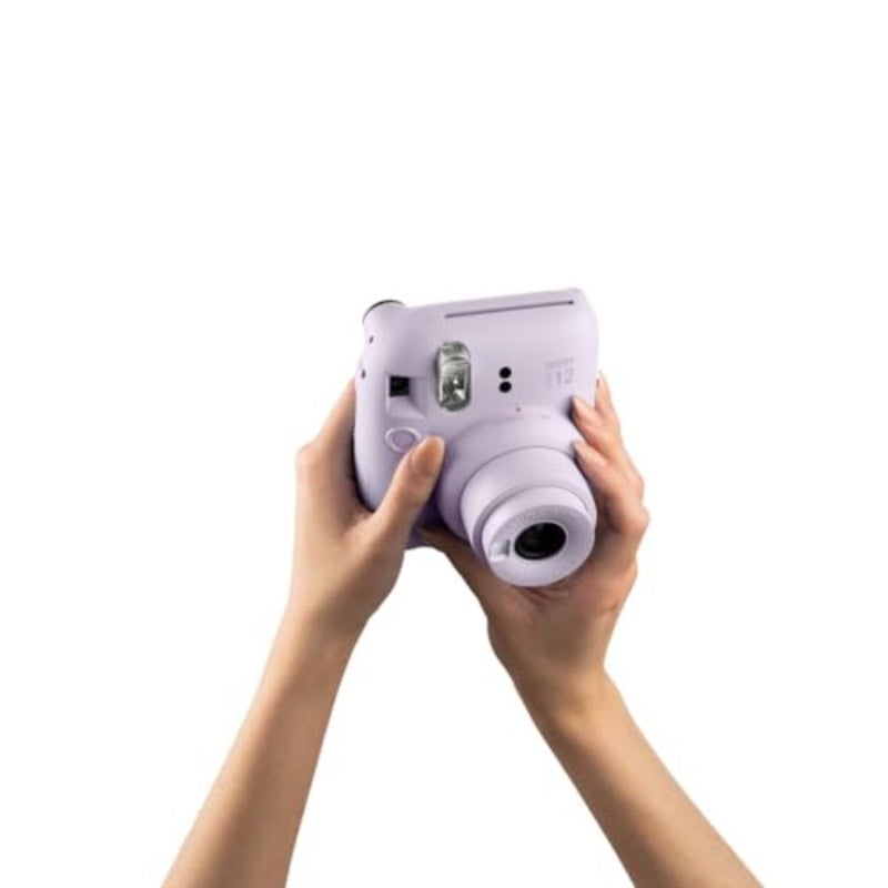 Instant camera for personal use, plastic body, lilac purple, compact design with automatic exposure control - Image 2