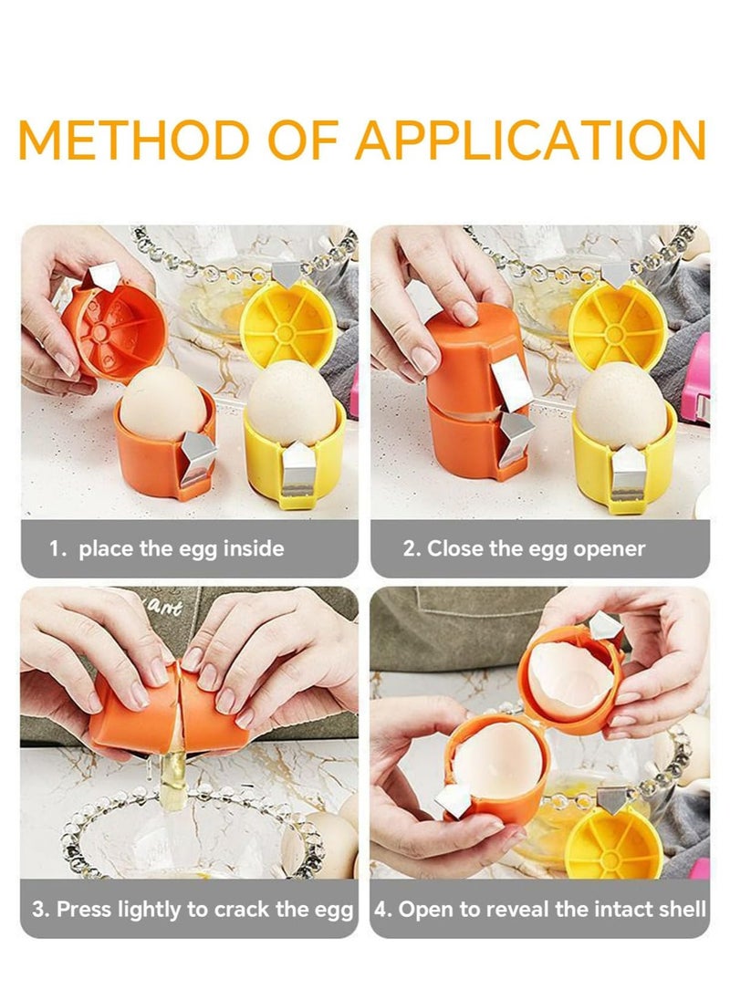 Oasisgalore - Egg Shell Opener,Egg Shell Cracker Tool,Stainless Steel Egg Topper Cutter Tool - Separates Egg Whites & Yolks. - Image 1