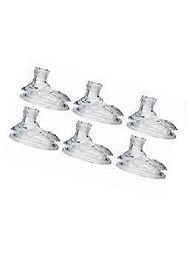 Nuby 6 Count Super Spout No Spill Replacement Spouts, Clear, Fast-flow, BPA Free - Image 3