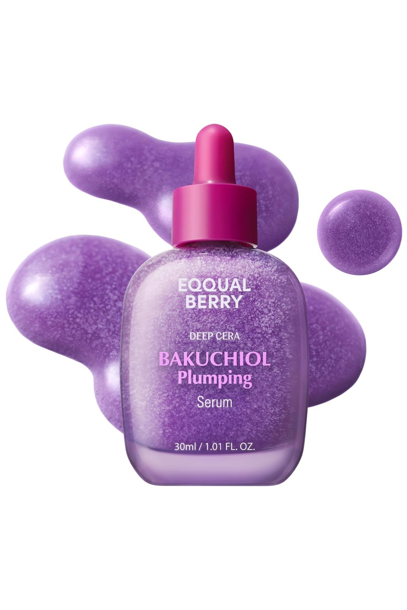 Bakuchiol Plumping Serum – Pore and Wrinkle Minimizer | Retinol Alternative for Sensitive Skin | Enhances Firmness and Elasticity with Ceramide, 1.01oz / 30ml