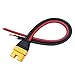 FLY RC AS150U 70A Copper Plated MaleFemale Plug Connector Resistance Adapter Cable for RC Racing Drone FPV Model Battery Cable Spare Part AS150U Female Connector - Image 2