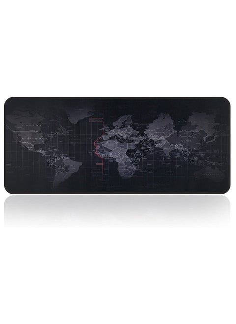 Gaming Mouse Pad World Map  - Extra large for Keyboard & Mouse - Size 70 X 30 CM