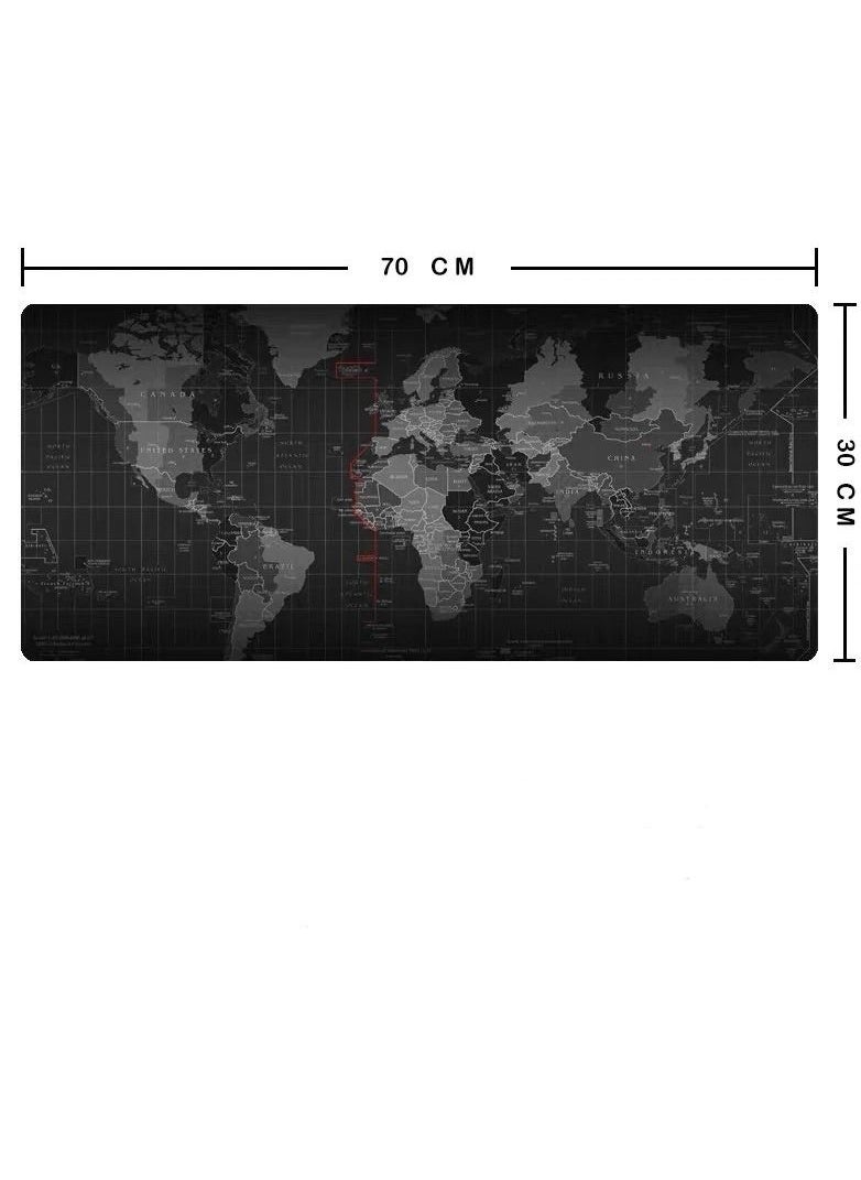Gaming Mouse Pad World Map  - Extra large for Keyboard & Mouse - Size 70 X 30 CM - pzsku/Z155A38CCF76178180CEFZ/45/_/1676456429/d9f70e48-c5ff-4769-a19c-f953caba15a7