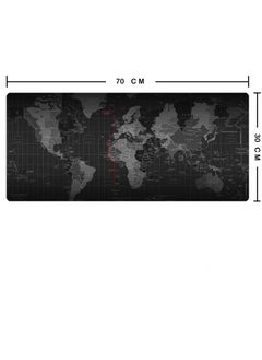 Generic Gaming Mouse Pad World Map  - Extra large for Keyboard & Mouse - Size 70 X 30 CM  - Image 2