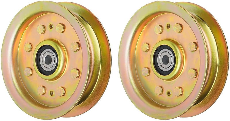 Antanker 753-08171 Idler Pulley 756-04129B Mower Deck Pulley Replaces for Cub Cadet 756-04129 956-04129 956-04129C 756-04129C, 2 Pack - Image 1