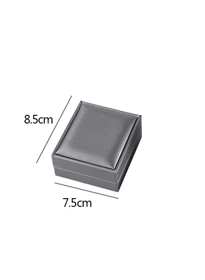 Ant Pendant Jewelry Box Necklace Display Case, Jewelry Gift Box for Engagement Wedding Anniversary Birthday (Silver) - Image 3