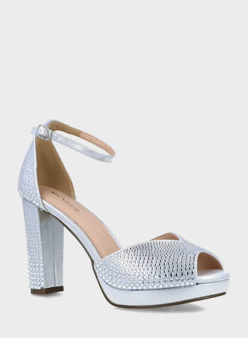 MENBUR Ankle Strap Sandals