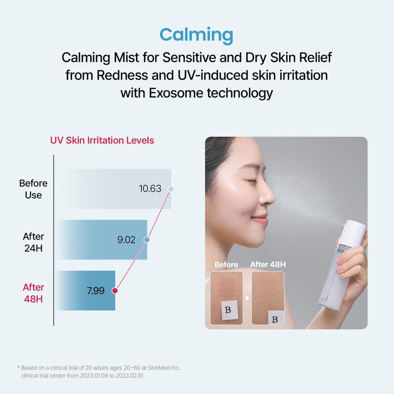 NEURADERM Calming Mist, Soothing Hydrating Facial Spray Makeup Fixer for All Skin Types with Ceramide to Restore Skin Barrier and Reduce Puffiness (100ml, 3.38 fl.oz) - Image 5